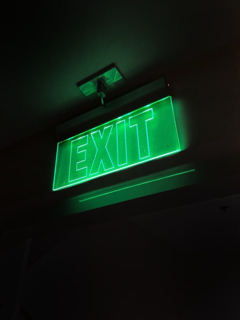 Exit Sign Green LED